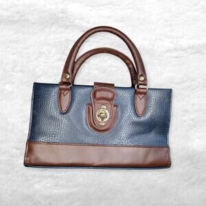 Legent navy brown handbag